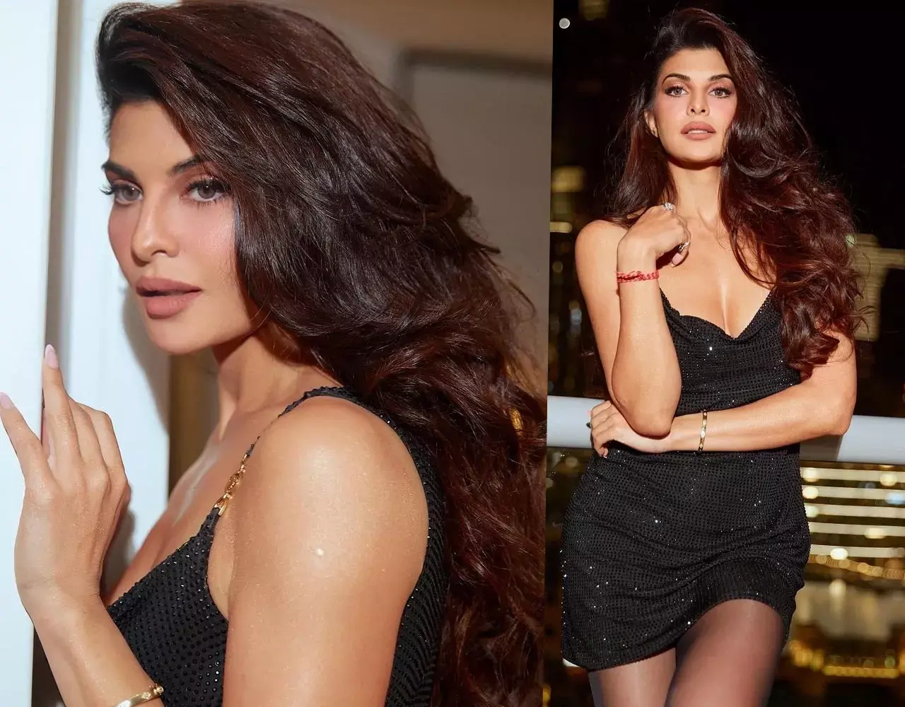 Jacqueline Fernandes Photoshoot: जैकलीन फर्नांडिस ने ब्लैक ड्रेस में करवाई ऐसी फोटोशूट, कयामत तस्वीरें देख एक्ट्रेस के अंदाज पर मर मिटे फैंस...