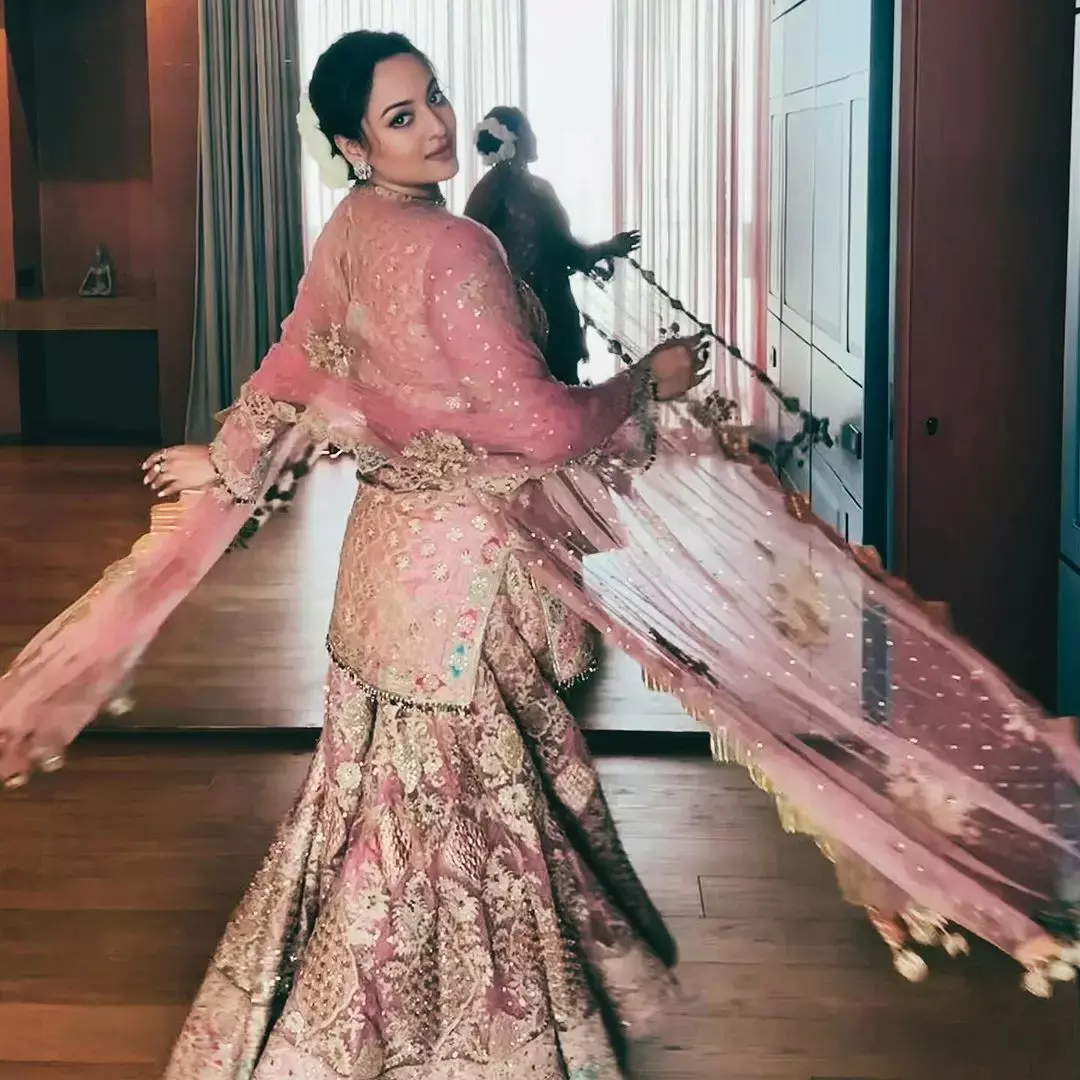 गुलाबी शरारा सूट में सोनाक्षी सिन्हा ने दिखाई देसी लुक, करवाया बेहद खूबसूरत फोटोशूट, देखिए तस्वीरें
