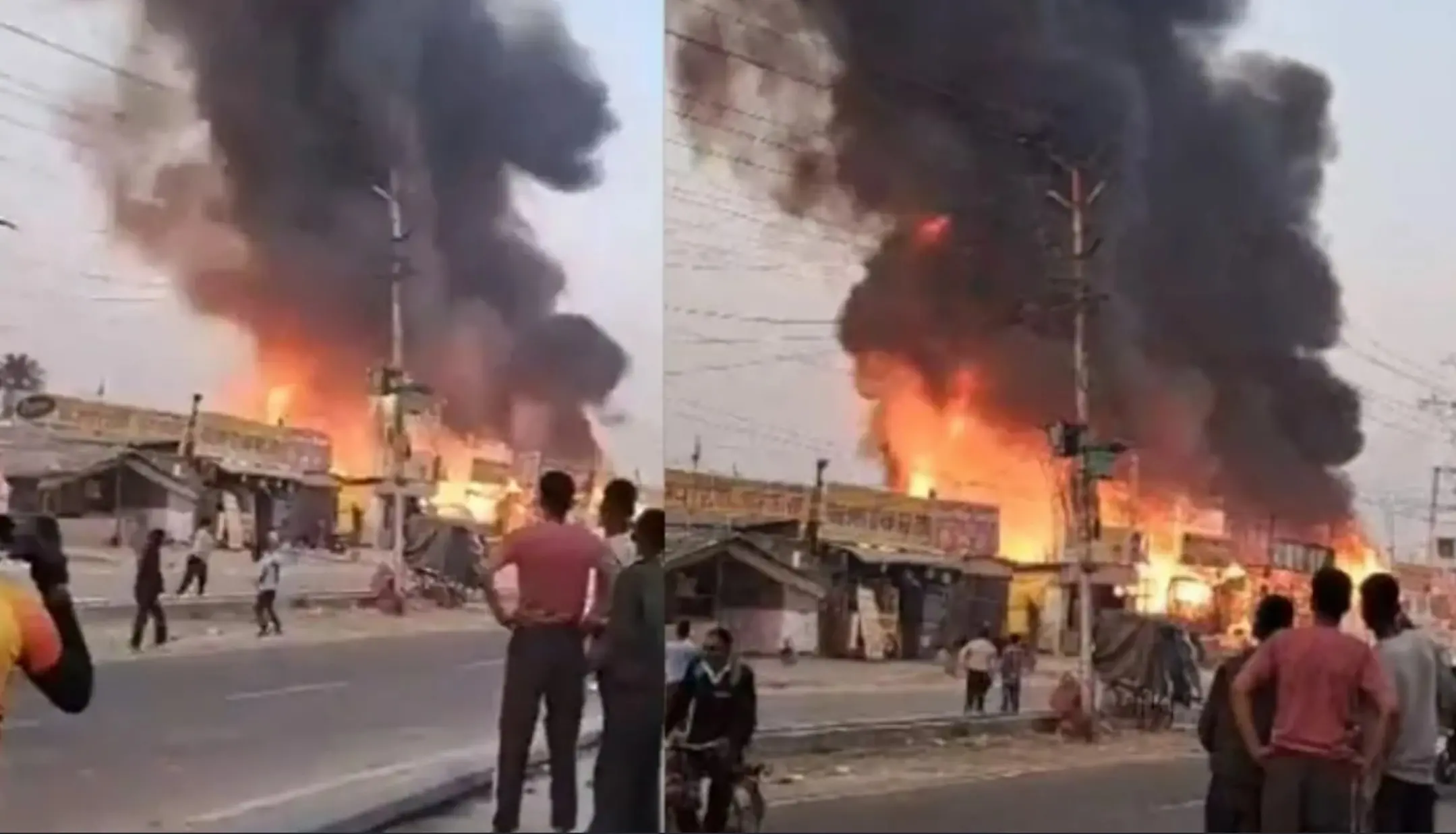 Greater Noida Fire News: ग्रेटर नोएडा के ढाबों समेत 6 दुकानों में सुबह-सुबह भीषण आग, फायर ब्रिगेड की 10 गाड़ियां मौके पर