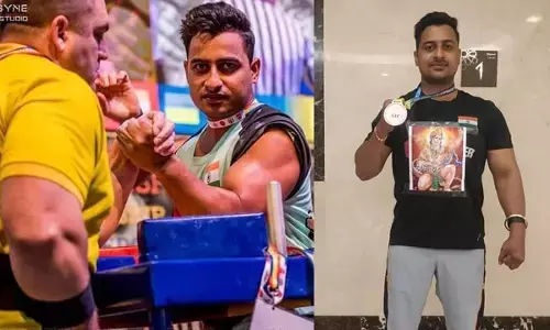 Armwrestling Championship Srimant Jha: श्रीमंत झा ने इटली पैरा आर्म्रेसलिंग चैम्पियनशिप में जीता सिल्वर मेडल, भारत के शहीद जवानों को मेडल किया समर्पित...