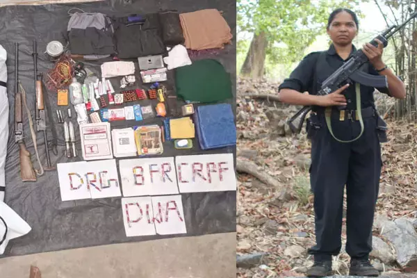 Dantewada News: पांच लाख की इनामी महिला नक्सली सहित दो माओवादी ढ़ेर, कई घटनाओं में थे शामिल...