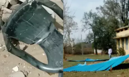 CG स्कूल का छज्जा गिरा, 13 छात्र घायल, डिप्टी सीएम ने बेहतर उपचार के दिए निर्देश...