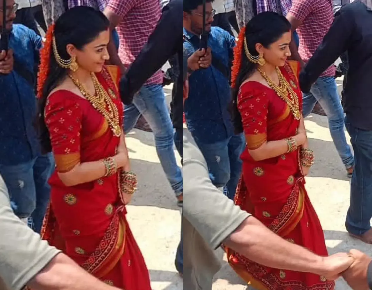 Rashmika Mandanna: क्या रश्मिका मंदाना ने रचा ली गुपचुप शादी, लाल साड़ी और मांग में सिंदूर भरे एक्ट्रेस की तस्वीरें हुई वायरल...