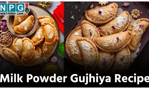 Holi Recipe Milk powder Gujhiya:  मावा नहीं है तो मिल्क पाउडर से बनाएं उतनी ही स्वादिष्ट गुझिया, ये है रेसिपी...