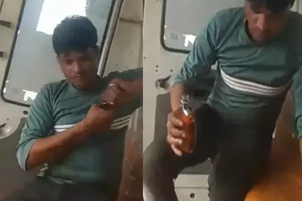 Maihar News: मैहर में जननी एंबुलेंस बना शराबखाना, ड्राइवर ने एंबुलेंस में बैठकर पी शराब, वीडियो हुआ वायरल