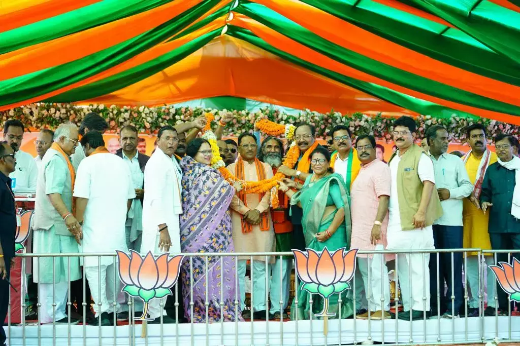 Chhattisgarh Loksabha Chunav 2024: बीजेपी का शक्ति प्रदर्शन: कांकेर में नाग के नामांकन रैली में गरजे सीएम साय, बोले- लोकसभा चुनाव में कांग्रेस का सूपड़ा साफ ....