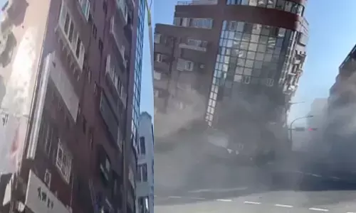 Taiwan Earthquake News: ताइवान में 25 साल बाद आये भूकंप ने मचाई तबाही , इमारतें गिरीं, बिजली - इंटरनेट बंद, कई घायल