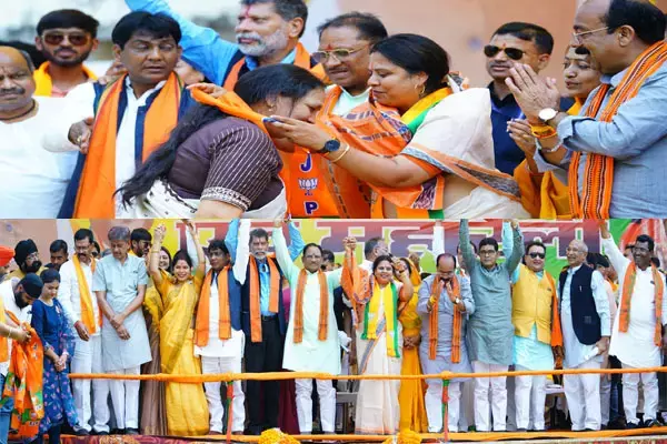 CG कई कांग्रेसी महिला नेत्री का भाजपा में प्रवेश, कबीर पंथ के संत देवकर साहेब भी बीजेपी में शामिल