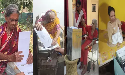 Jagdalpur News: असमर्थ दिव्यांग मतदाताओं के घर पहुंचा मतदान दल, 85 वर्ष की बुजुर्ग ने किया मतदान