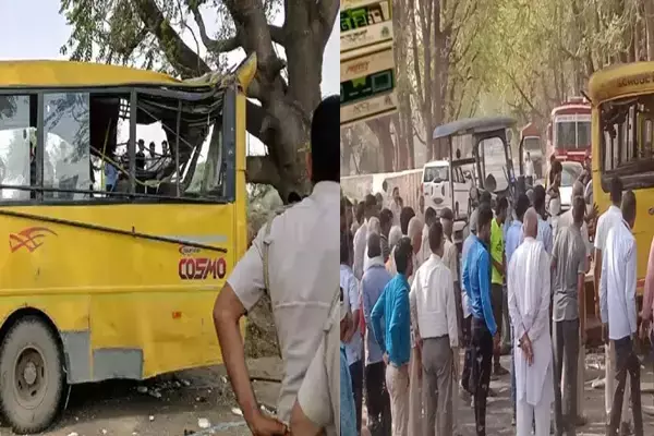 Haryana Bus Accident: हरियाणा के महेंद्रगढ़ में भीषण सड़क हादसा: स्कूल बस पलटने से 6 बच्चों की मौत, कई की हालत गंभीर