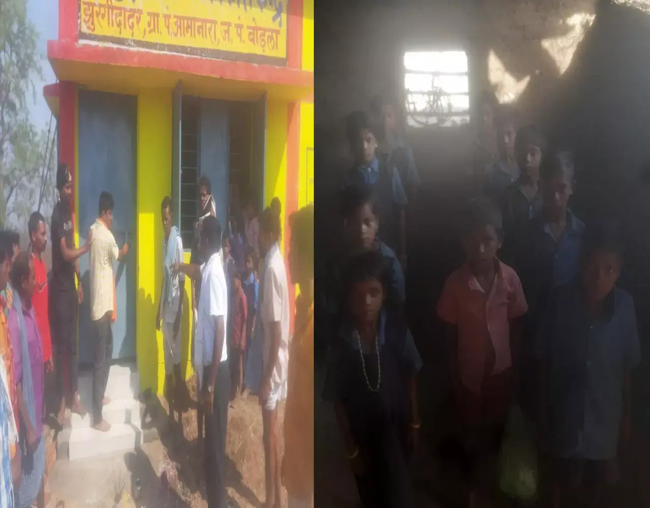 छत्तीसगढ़ में पहले यहां झोपड़ी में लगता था स्कूल, अब पुलिस के प्रयासों से बच्चों को पढ़ने के लिए पक्का भवन बन कर तैयार...