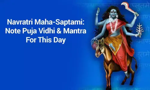 Chaitra Navratri 2024 : सातवें दिन माता दुर्गा के सातवें स्वरूप कालरात्रि की पूजा अर्चना