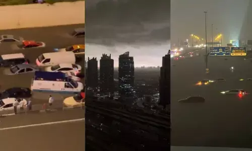 Dubai Floods: दुबई में भारी बारिश के बाद बाढ़ जैसे हालात, सड़क से लेकर एयरपोर्ट तक जलमग्न, 18 लोगों की मौत