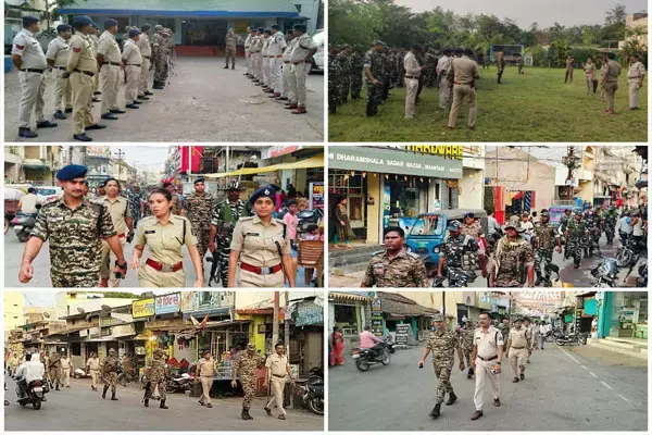 Dhamtari News: धमतरी में लोकसभा चुनाव को लेकर निकाला गया फ्लैग मार्च, चप्पे चप्पे पर रहेगी पुलिस की नजर, होगी सख्त कार्रवाई