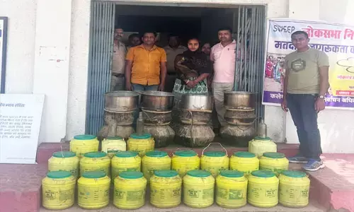 Bilaspur News: तलघर में पति-पत्नी कर रहे थे ऐसी हरकत, तभी पहुँच गई पुलिस, भारी मात्रा में शराब जब्त...