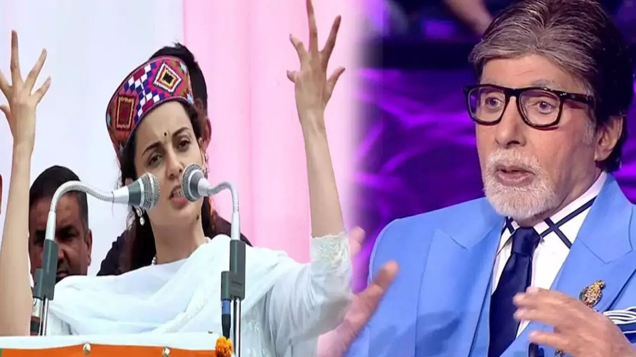 Kangana-Amitabh Bachchan: क्यों हो रही अमिताभ से तुलना करने पर कंगना रनौत ट्रोल, क्या कहा ऐसा, विवादों में फंसीं गई एक्ट्रेस...देखें वीडियो...