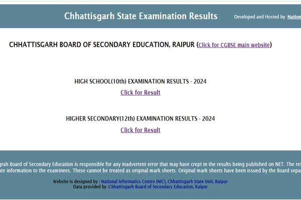 CG Board 10th, 12th Result 2024: अध्‍यक्ष रेणु पिल्‍ले ने  बताया