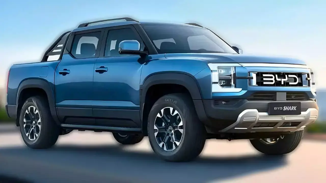 BYD Shark Pickup: BYD कंपनी का धाकड़ पिकअप ट्रक शार्क हुआ लॉन्च: 5.7 सेकंड में पकड़ेगी 100 किमी की रफ्तार और 840 किमी की रेंज!