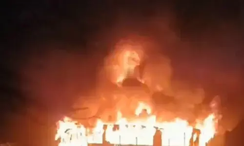 जालंधर जा रही श्रद्धालुओं से भरी बस में लगी आग,