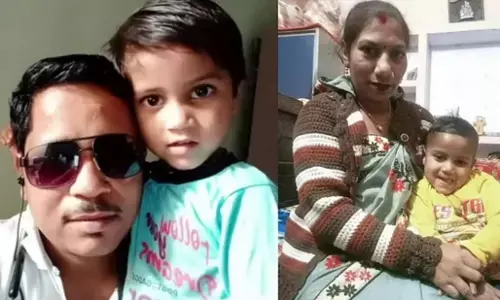 Jhansi Crime News Hindi: पारिवारिक विवाद में पति ने ससुराल में पत्नी और बेटे की हत्या करने के बाद की खुदकुशी