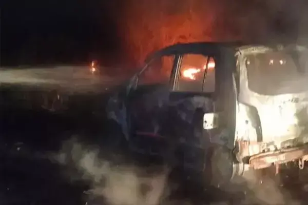 Meerut Car Fire News: मेरठ में चलती कार में लगी आग, 4 लोगों की जिंदा जलकर मौत, बस रह गए कंकाल, शव पहचानना मुश्किल