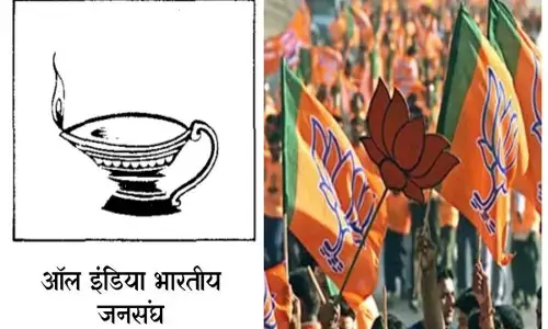 Election symbol: कैसे बदला जनसंघ से बीजेपी तक का चुनाव चिह्न, दीपक से हलधर किसान फिर कमल बन गया पहचान