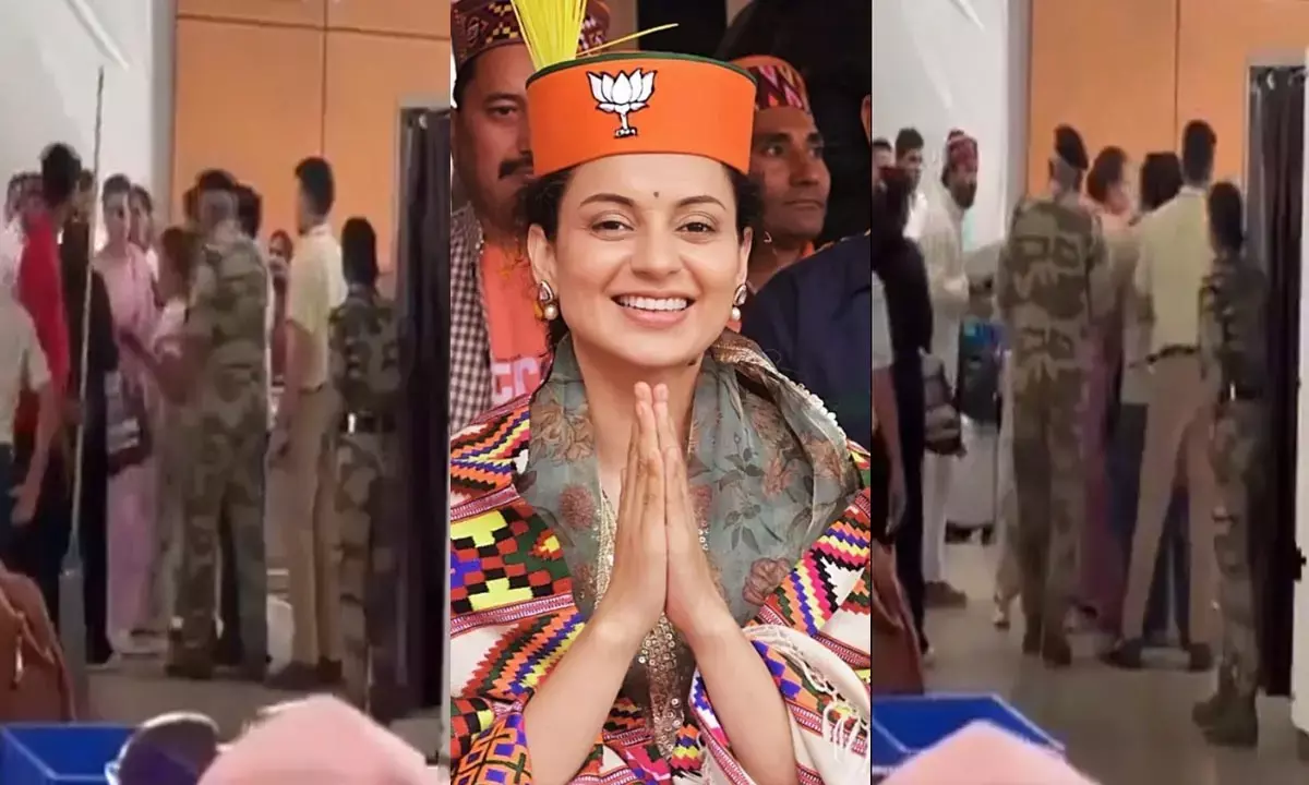 Kangana Ranaut News: एयरपोर्ट पर कंगना रनौत को CISF कर्मी ने मारा जोरदार थप्पड़, घटना का VIDEO आया सामने... Kangana Ranaut News: एयरपोर्ट पर कंगना रनौत को CISF कर्मी ने मारा जोरदार थप्पड़, घटना का VIDEO आया सामने...