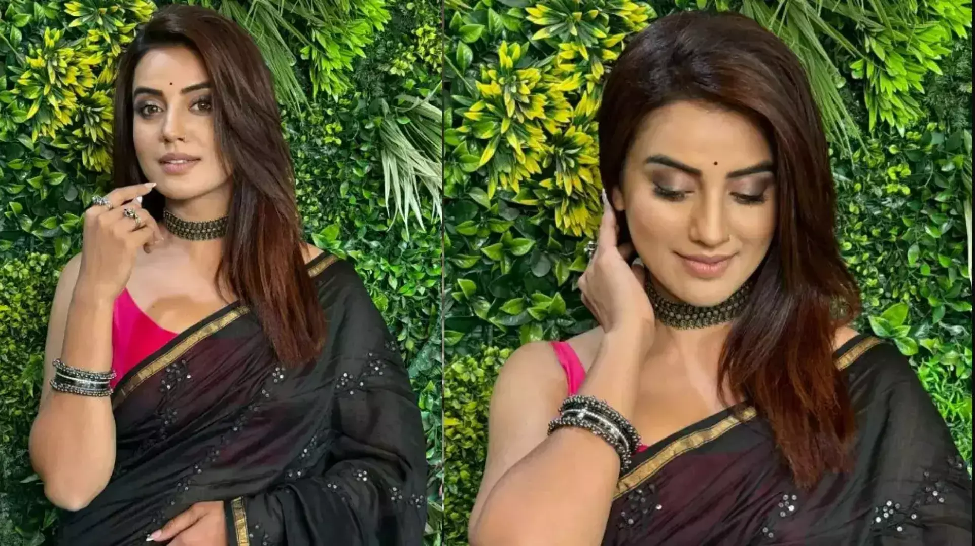 Akshara Singh Hot Video: अक्षरा सिंह का हॉट वीडियो वायरल, ब्लैक ट्रांसपेरेंट साड़ी में बिखेरा जलवा