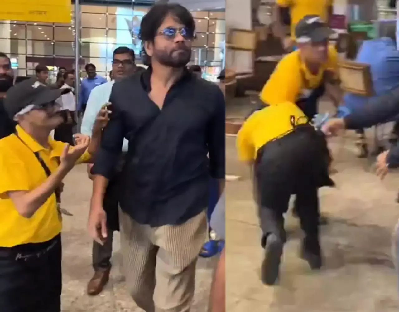 Nagarjuna News: एक्टर नागार्जुन थू-थू... अभिनेता से मिलने आए विकलांग बूढ़े फैन को मारा जोरदार धक्का, शर्मनाक हरकत का VIDEO वायरल...