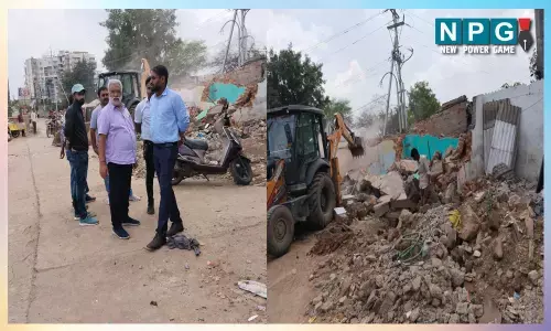 एक्शन में रायपुर नगर निगम: कचना रेलवे ओवर ब्रिज के निर्माण में तेजी लाने अवैध कब्ज़ा हटाया