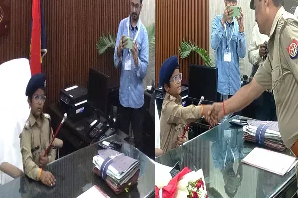 Varanasi IPS News: 9 साल का बच्चा बना वाराणसी का ADG, पुलिस वालों ने किया सैल्युट, जानिए नन्हे आईपीएस की कहानी...