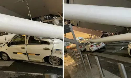 Delhi IGI Airport Accident: दिल्ली IGI एयरपोर्ट पर बड़ा हादसा, टर्मिनल 1 की छत गिरी, 4 लोग घायल