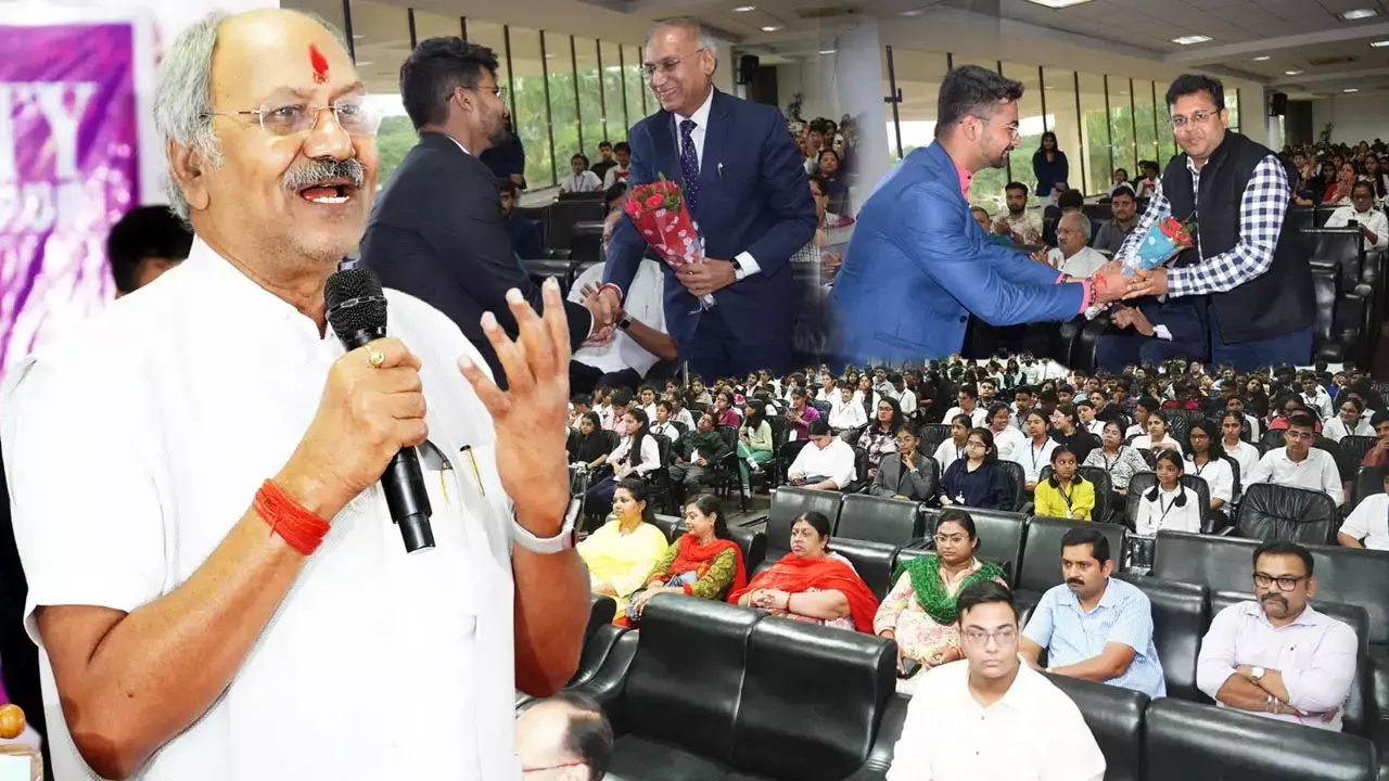 Raipur News: अंजनेया विश्वविद्यालय में तीन दिवसीय नागरिक युवा सम्मेलन का उद्घाटन...