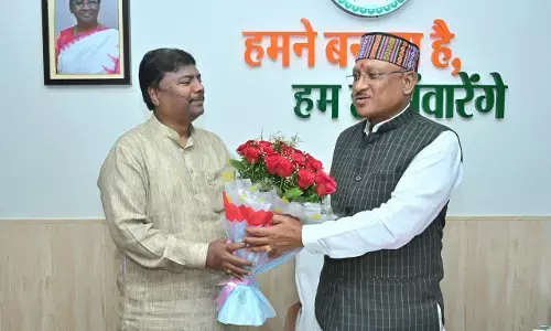 Raipur News: मुख्यमंत्री से वनमंत्री केदार कश्यप ने की सौजन्य मुलाकात