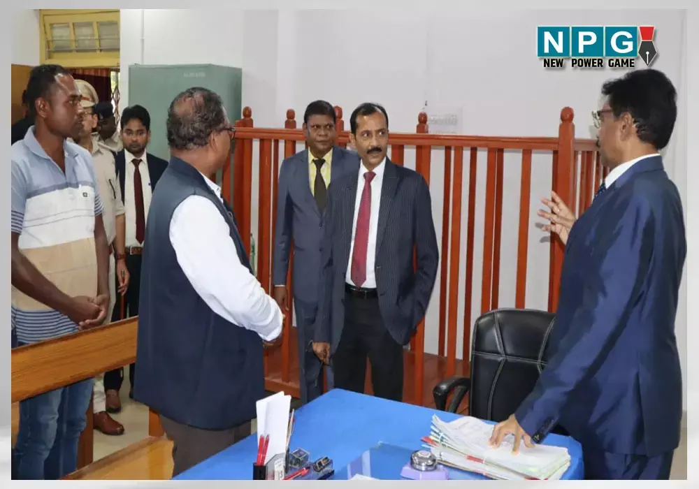 जशपुर: न्यायमूर्ति राधाकिशन अग्रवाल ने जशपुर में राष्ट्रीय लोक अदालत एवं जिला न्यायालय का किया निरीक्षण...
