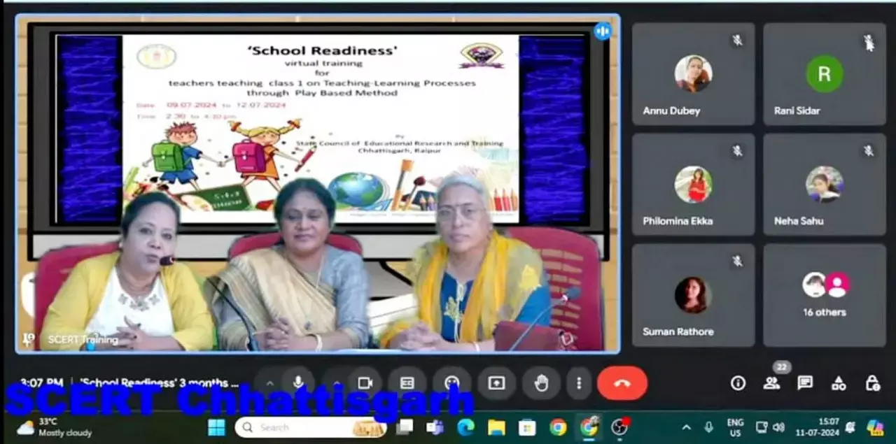 School Readiness Programme: स्कूल रेडिनेस के तहत खेल-खेल में सीखने का हुआ प्रशिक्षण