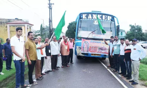 Kanker News: श्रीरामलला दर्शन के लिए जिले से 72 दर्शनार्थियों का दल हुआ रवाना