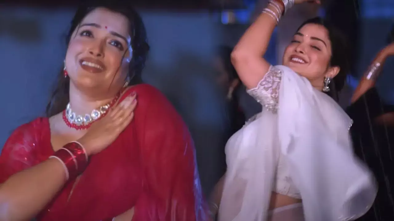 Amrapali Dubey Song: भीगी बारिश में हुस्न की मल्लिका बनी आम्रपाली दुबे, एक्ट्रेस की ये तड़प देख आपको भी आ जाएगी अपने महबूब की याद...