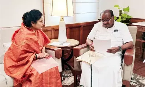 MP News: राज्यमंत्री कृष्णा गौर ने केंद्रीय उद्योग मंत्री से की मुलाकात,  व्यापारियों - दुकानदारों की समस्‍याओं पर की चर्चा