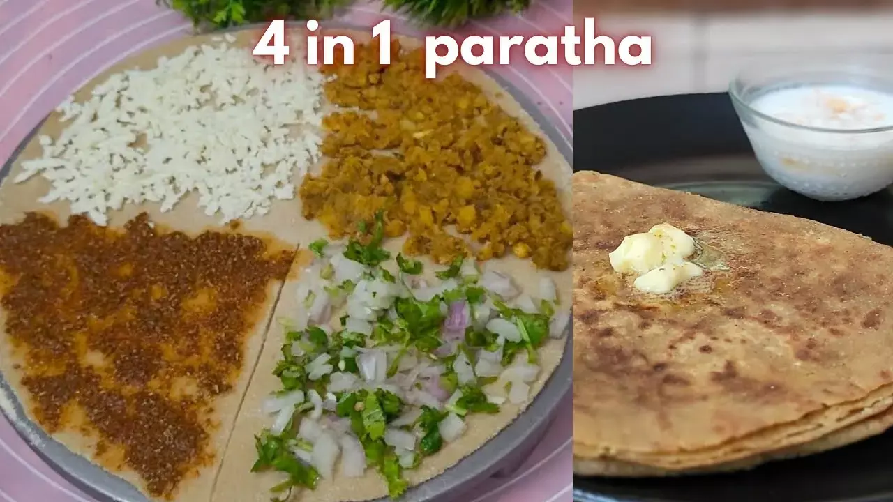 4 in 1 Paratha Recipe : क्या आपने ट्राई किया है 4 in 1 पराठा, Read Recipe