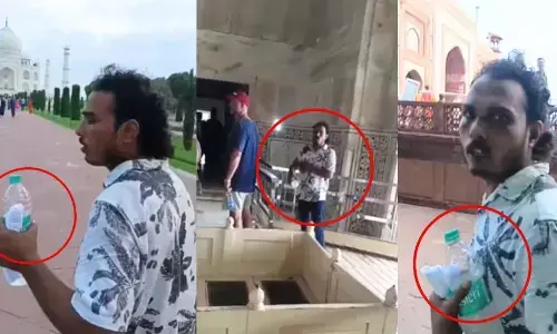 Taj mahal News: ताजमहल में घुसे 2 शख्स, चढ़ाया गंगाजल, जानिए हिंदू महासभा ने क्या किया दावा?