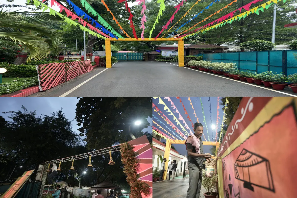 दुल्हन की तरह सजा CM हाउस: फोटो-वीडियो में देखिये, रहचुली झूला, गेड़ी और सुसज्जित बैल गाड़ियां, हरेली की बड़ी तैयारी