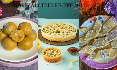 HARIYALI TEEJ RECIPE 2024 : इन मिठाईयों से भरे हरियाली तीज के त्यौहार में मिठास, Read Recipe