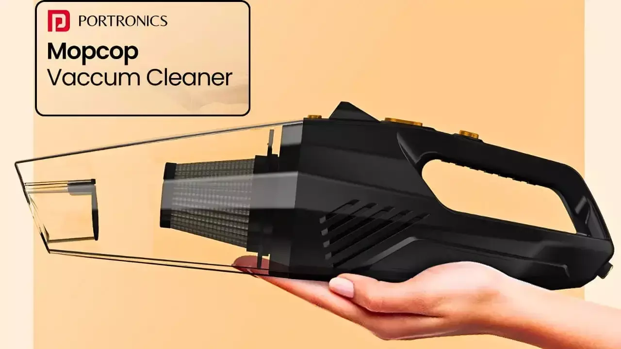 Portronics Mopcop Vacuum Cleaner: पोर्ट्रोनिक्स ने भारत में लॉन्च किया छोटा और शक्तिशाली वैक्यूम क्लीनर: जानें कीमत और खासियतें...