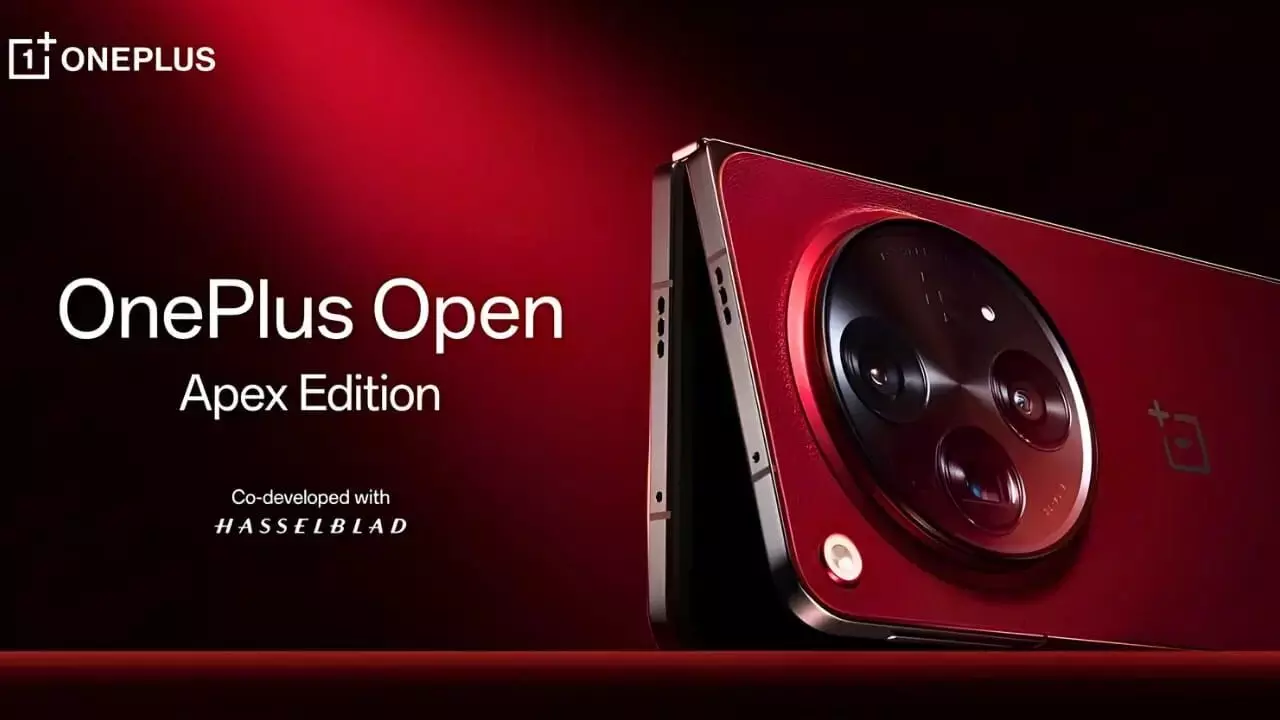 OnePlus Open Apex Edition: अब नए Crimson Shadow रंग में हुआ लॉन्च! जानें कीमत और फीचर्स... OnePlus Open Apex Edition: अब नए Crimson Shadow रंग में हुआ लॉन्च! जानें कीमत और फीचर्स...