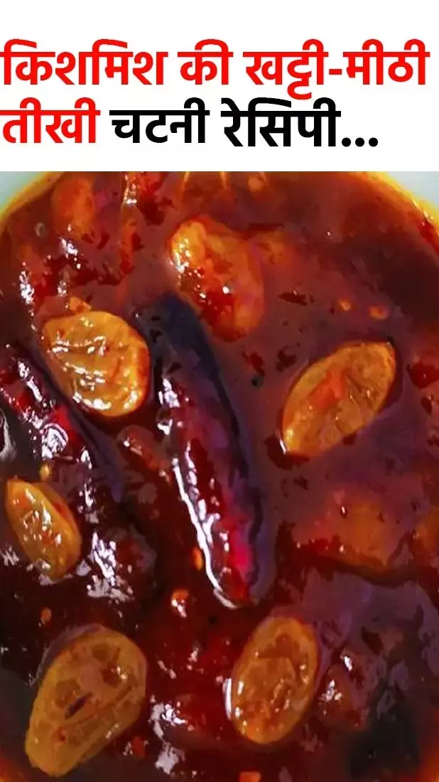 Raisin Chutney Recipe: हर स्नैक्स का बढ़िया साथ देगी किशमिश की खट्टी-मीठी-तीखी चटनी, जानिए रेसिपी...