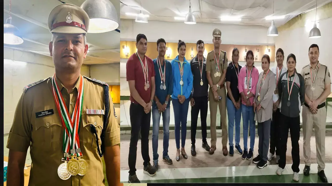 CG News: शूटिंग प्रतिस्पर्धा में इंस्पेक्टर वैभव मिश्रा का जलवा, तीन कम्पटीशन में भाग लेकर तीन गोल्ड किया अपने नाम...