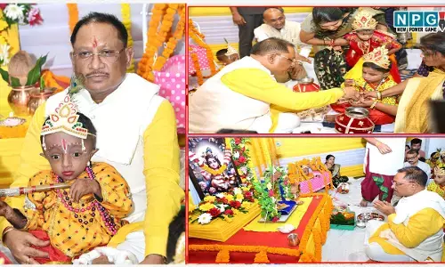 CM विष्णु’ के घर कृष्ण जन्माष्टमी की धूम, मुख्यमंत्री ने दिव्यांग बच्चों संग मनाया त्यौहार...
