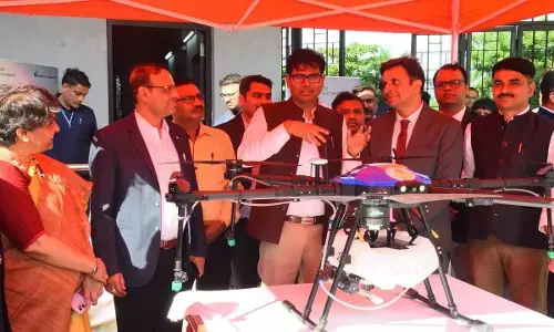 CG: ओपी चौधरी ने आईटीएम यूनिवर्सिटी रायपुर में ड्रोन ट्रेनिंग सेंटर का किया उद्घाटन