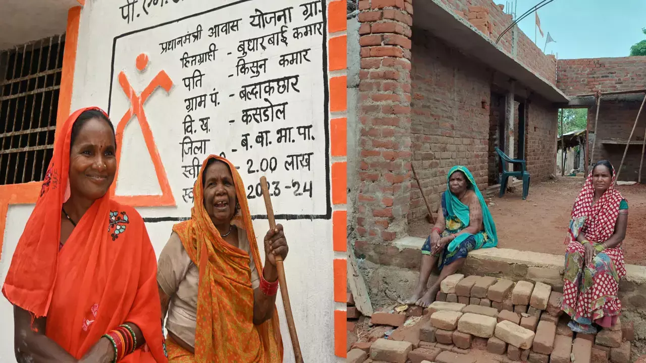छत्तीसगढ़ में पीएम जनमन आवास योजना से संवर रहे हैं सपने, सास-बहू को मिला अपना पक्का घर...